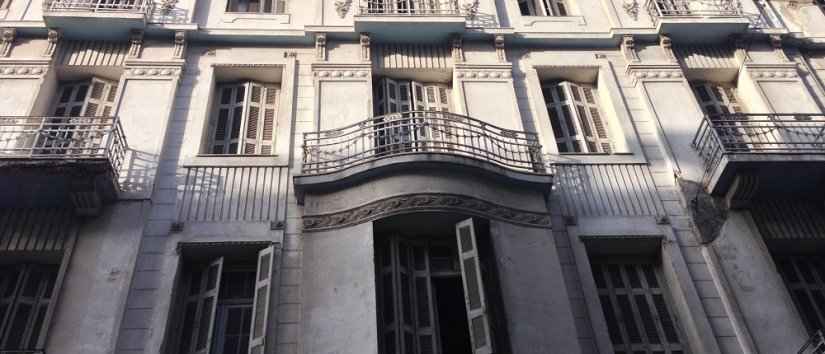 Art Nouveau Style Buildings in Istanbul